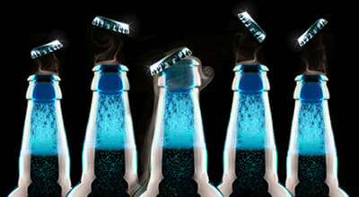 biere bleu blue beer